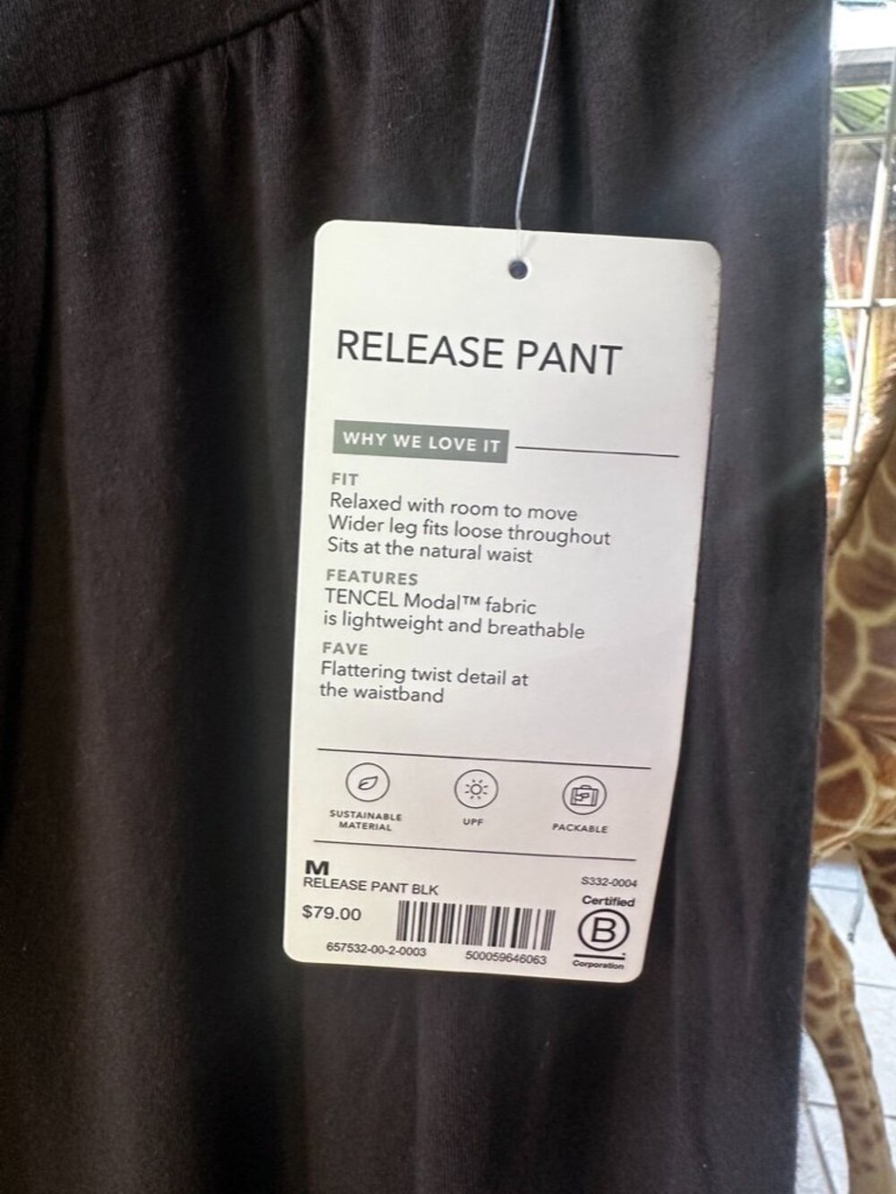 Athleta Release Pant, Yoga, Athleisure, Black, NWT, Medium - Picture 4 of 8